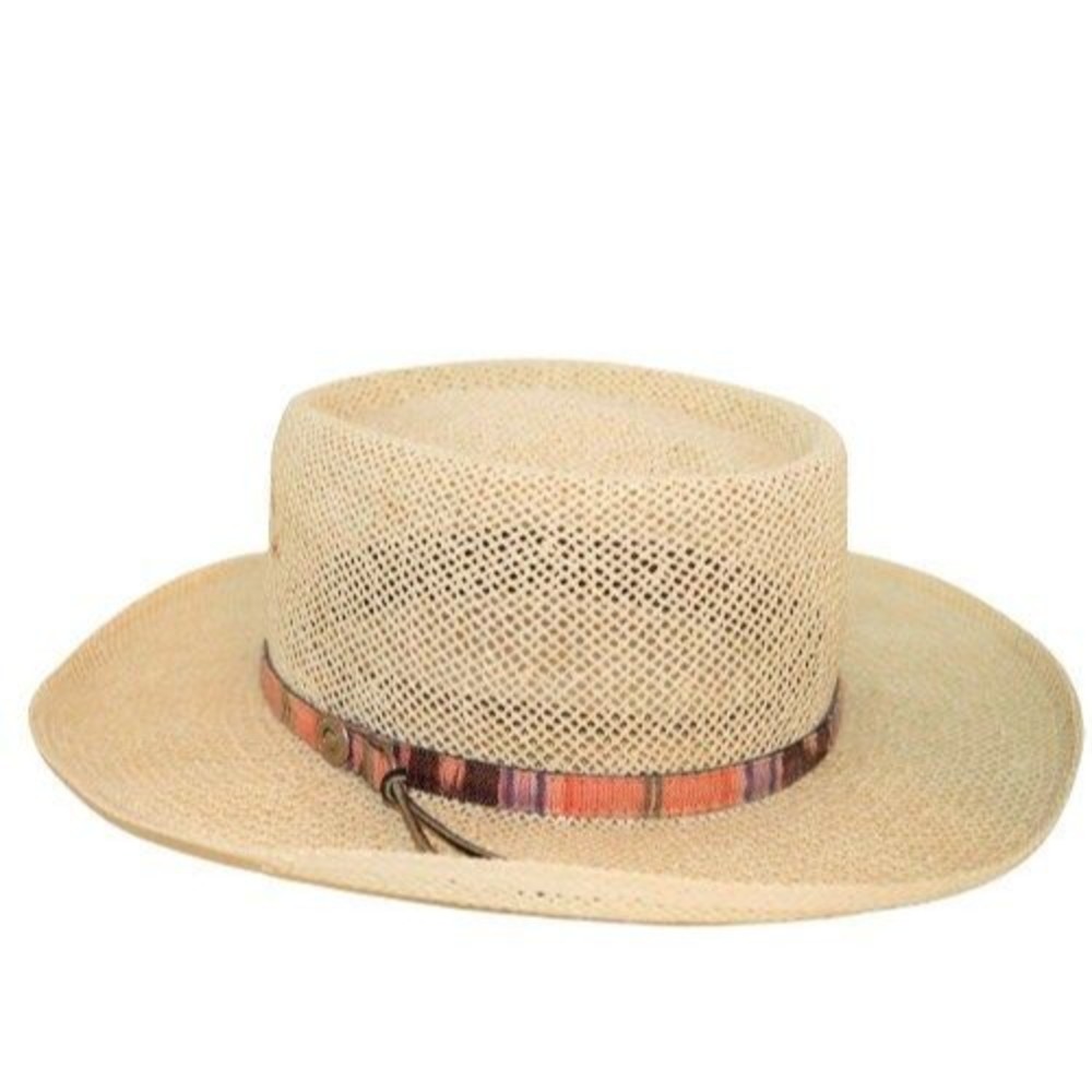 Dorfman Pacific Stockton California Straw Farm Cowboy Hat with band